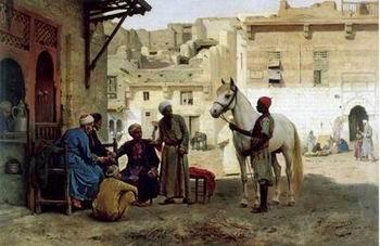 unknow artist Arab or Arabic people and life. Orientalism oil paintings 98 oil painting picture